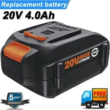 WA3525 WA3578 For WORX 20V Max Lithium Power Tool 4.0AH Battery WA3520 WA3575 US