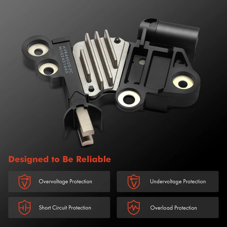 Regulador de tensión del alternador para Mercedes-Benz GL420 ML420 GL320 S320 R320 14,3 V Foto 4 de 4