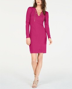 michael kors pink lace dress