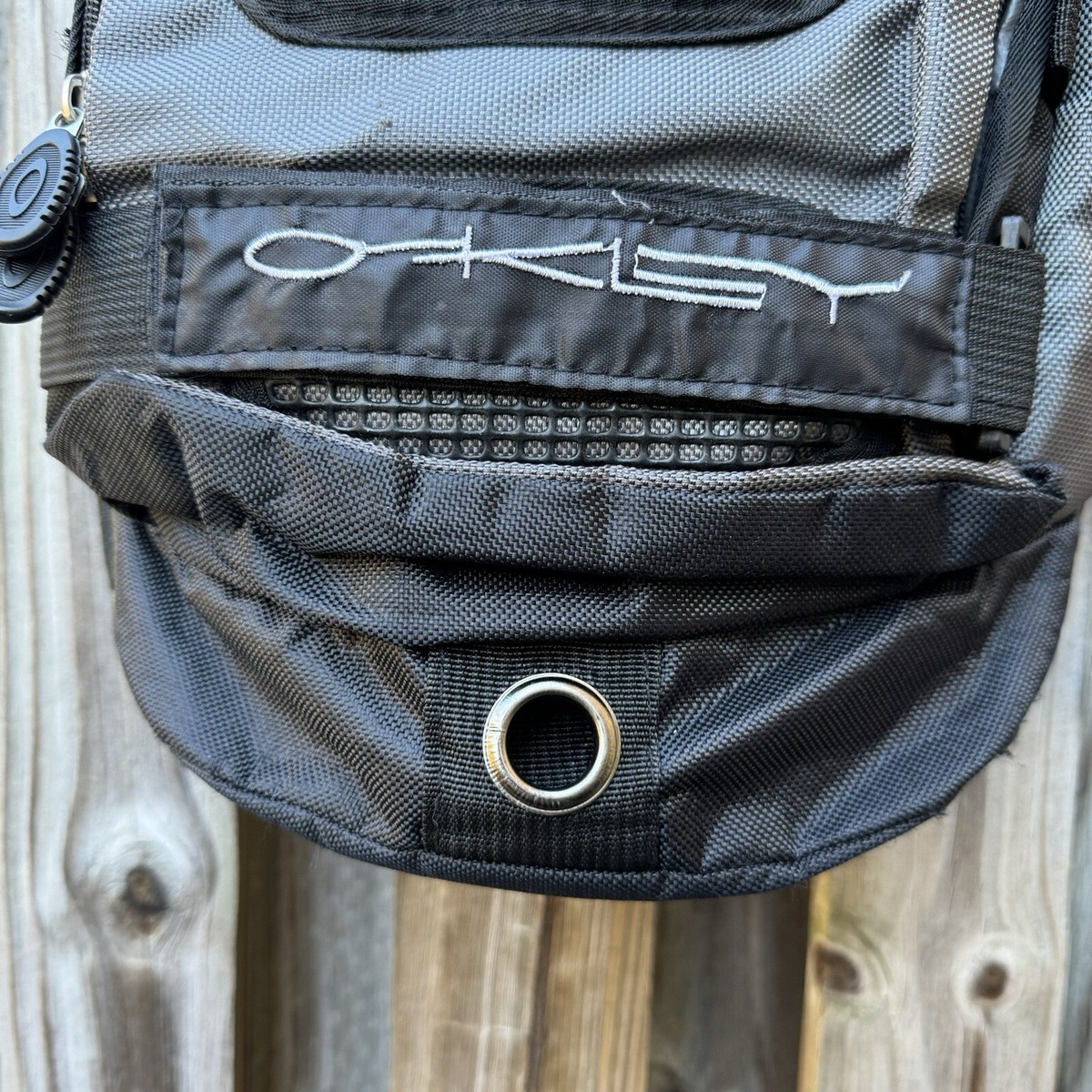Rare Oakley Vintage Y2K Backpack 00s Black Grey Bag READ | eBay