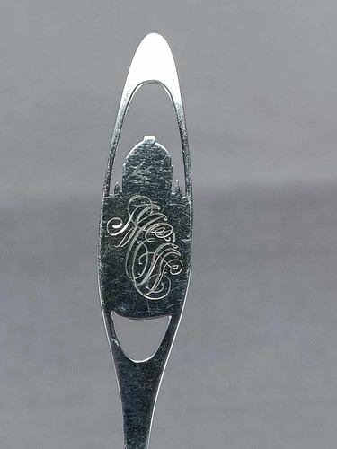 Sterling Silver Manufacturing Co McKinley Mont Canton Ohio Souvenir Spoon - Picture 6 of 8
