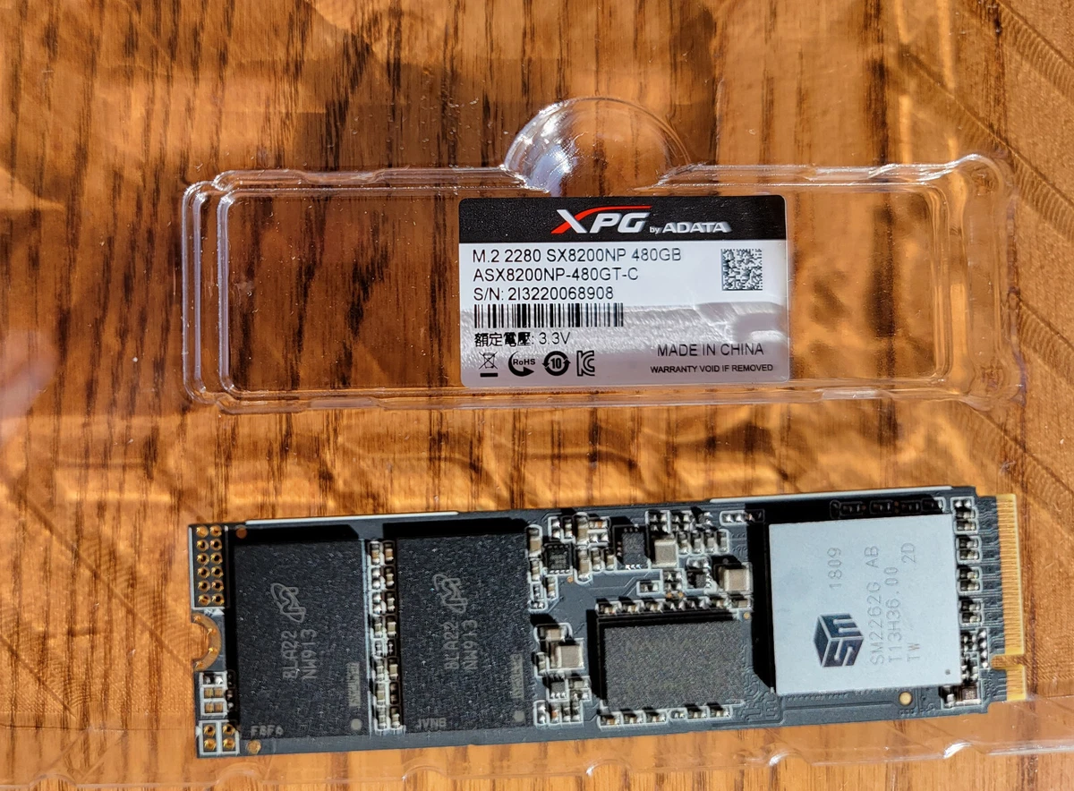 Adata xpg hotsell sx8200 480gb