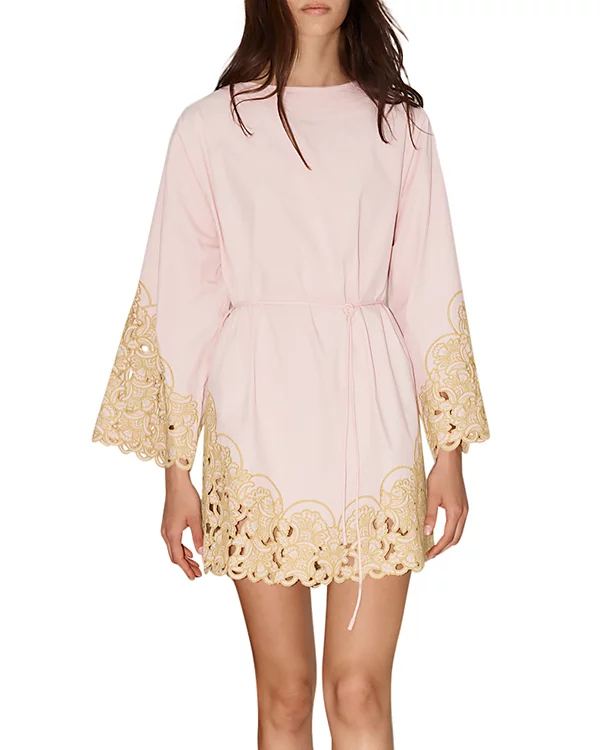 behati mini dress Behati Tiered Layer Mini Dress Blue
