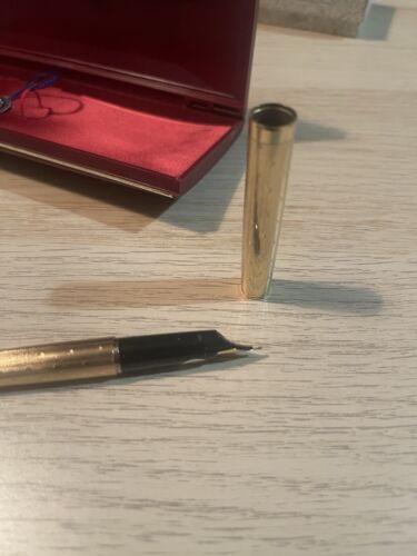 Sliver Plated Gold Calligraphy Pen - Picture 2 of 5