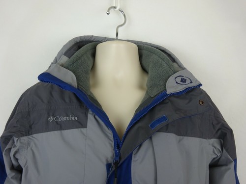 Columbia Bugaboo Interchange Jacket Removable Fleece ~ Gray & Blue ~ Youth 14/16 - Picture 8 of 10