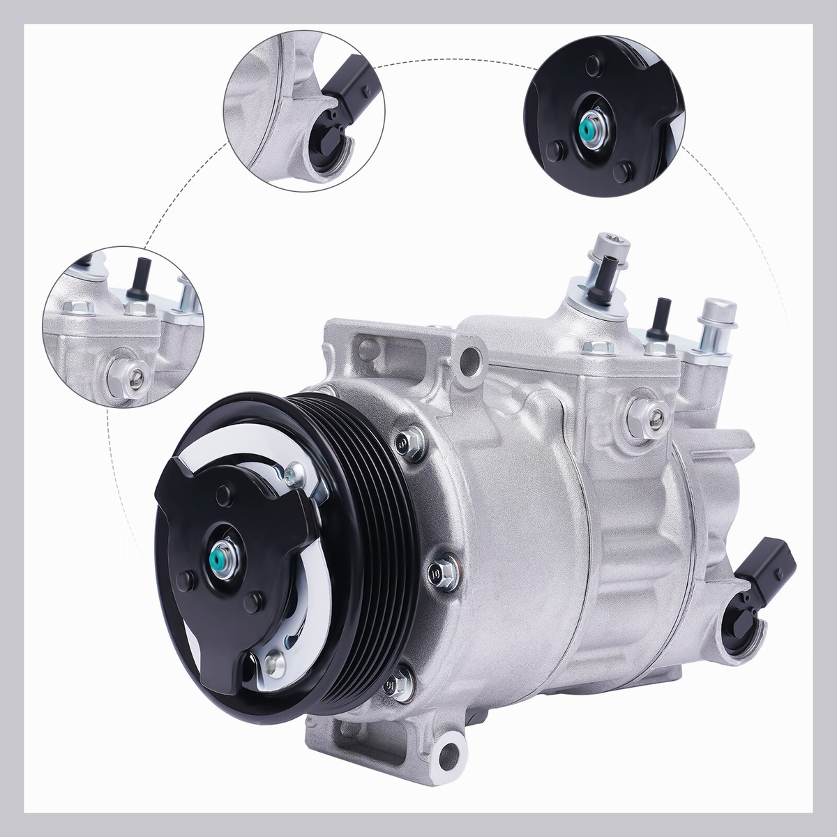 A/C Compressor For Audi A3 TT Quattro VW Golf Jetta Passat Beetle