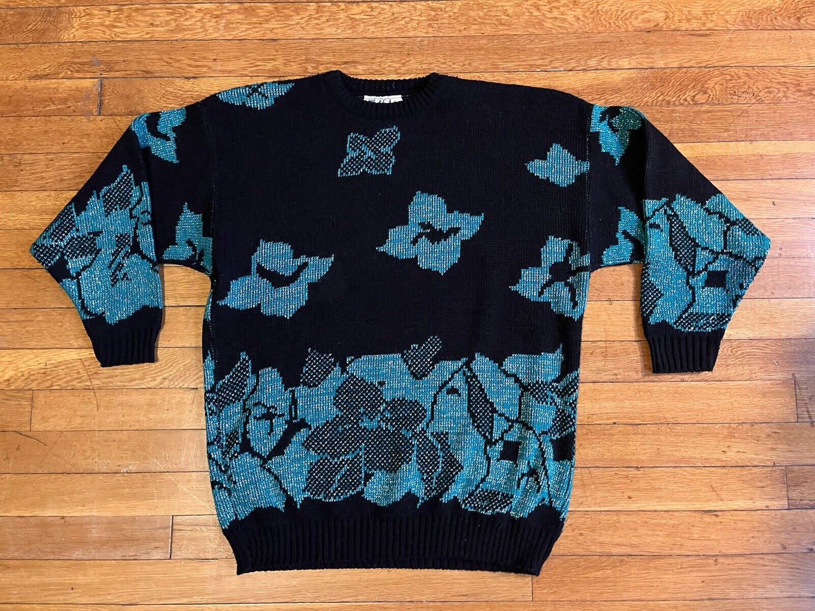 VINTAGE Marilu Exclusive Sweater Womens Large Bla… - image 1
