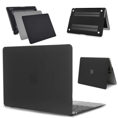 Matted Black Case Cover For Apple MacBook Air Pro 11'' 12'' 13'' 14'' 15'' 16''