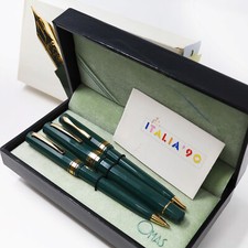 SET STYLO BILLE, CRAYON ET PLUME OMAS 1990 CHAMPION DU MONDE DE FOOTBALL ITALIA
