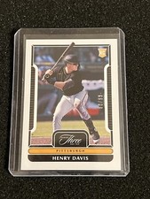 Henry Davis 2023 Panini Three And Two Rookie #d /99 Pirates #53