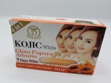 Kojic White Gluta Papaya Arbutin Soap /7 Days Days White Result ORIGINAL