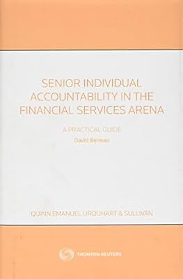 Senior Individual Accountability in the Financial Services Arena:: A Practical G