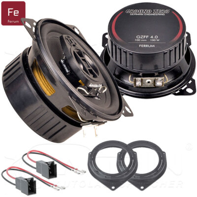 GROUND ZERO LAUTSPRECHER für OPEL CORSA D 2006-2014 Heck Hinten Koax 100W #B0OB