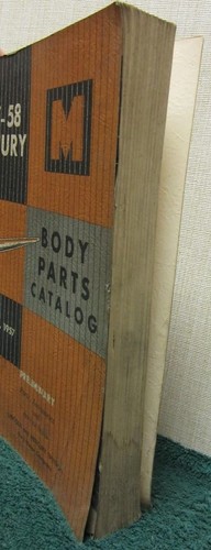 1957-58 Ford Mercury Body Parts Catalog - Picture 5 of 6