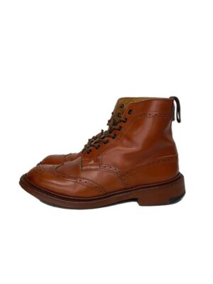 Tricker's Lace-up Boots Country UK 4.5 Brown Leather 5180