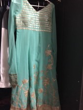 Indian-Pakistani heavy work georgette Anarkali Dress