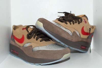 NIKE AIR MAX 1  x CLOT KISS OF DEATH MENS RUNNING SHOES - MENS SIZE 9.5