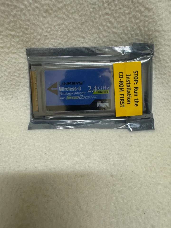 Linksys by Cisco Wireless-G Notebook Adapter 2.4 GHz 802.11g WPC54GS v 1.1 - Image 2 of 2