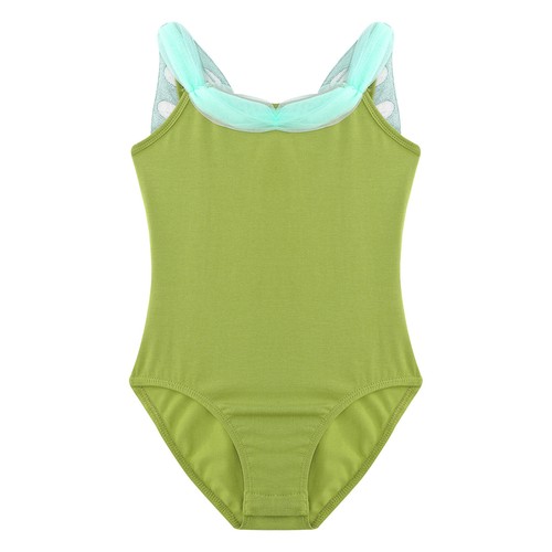 Kids Girls Ballet Dance Leotard Workout Jumpsuits Cute Dancewear Stretchy Yoga - Picture 16 of 44