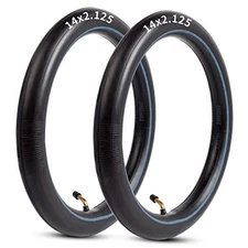 Heavy-Duty 14 x 2.125 Inner Tube 14 Inch Electric Bike Tubes with Angled Valve 