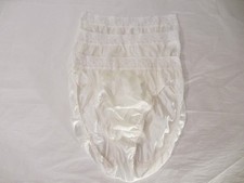 3 Vintage Hanes Her Way Panties Size 7 Nylon Lace