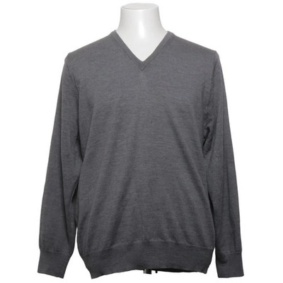 Gran Sasso, Pullover, Größe: 54, model: merino extra fine, Grau, Wolle #HtA