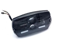 Scheinwerfer-Set -ITALKAST LED (3000Lm), Rechteck- Vespa V50 Special - Schwarz