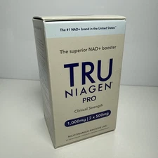 Tru Niagen PRO 1000mg NAD+ Supplement - 30 Servings / 60 Capsules EXP 05/28
