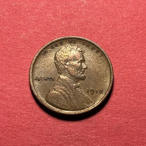 (1) Beautiful Antique 1917-P Lincoln Wheat Cent/Penny CHOICE XF-EXTRA FINE