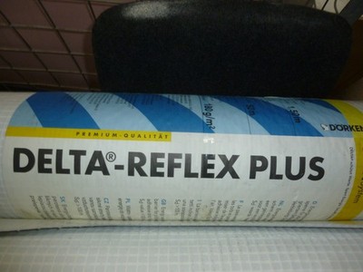 Dörken- Delta - Reflex - Plus neuwertig 2Rollen - 150 qm