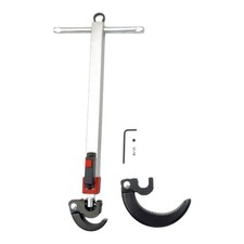 Adjustable Jaw Basin Wrench Designed for Reaching Tight Nuts and Bolts