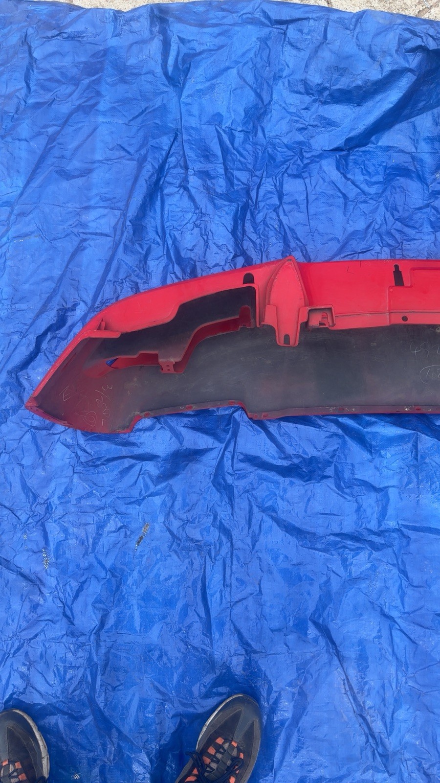 ACURA NSX RED FRONT BUMPER 2 piece  1991-1994 1995 1996 1997 1998 1999