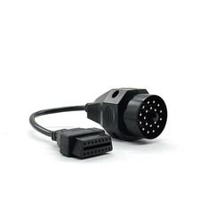 Obd Ii Adapter Connecting Cable From Bmw 20-pin To Obd2 16-pin