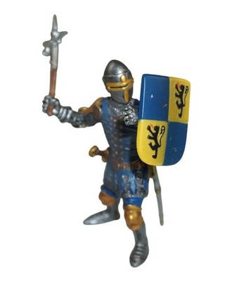 Schleich 70021 Löwenritter Fußsoldat mit Kriegshammer 2003 Ritter gebraucht