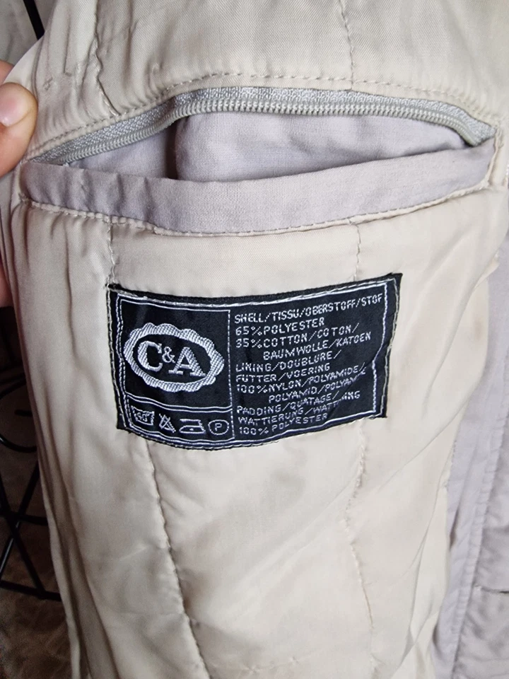 Beiger Trenchcoat Herren Mantel C&A - Bild 3 von 3