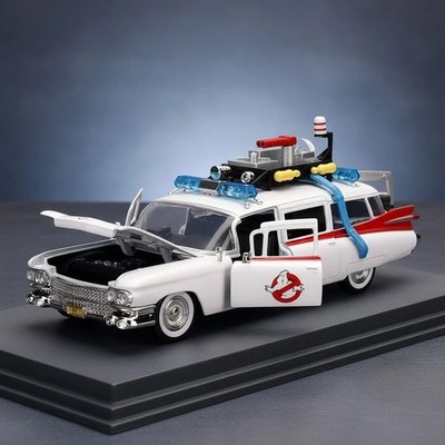 Ghostbusters ECTO-1 Toy Car Hollywood Rides 124 Scale Diecast Collectible
