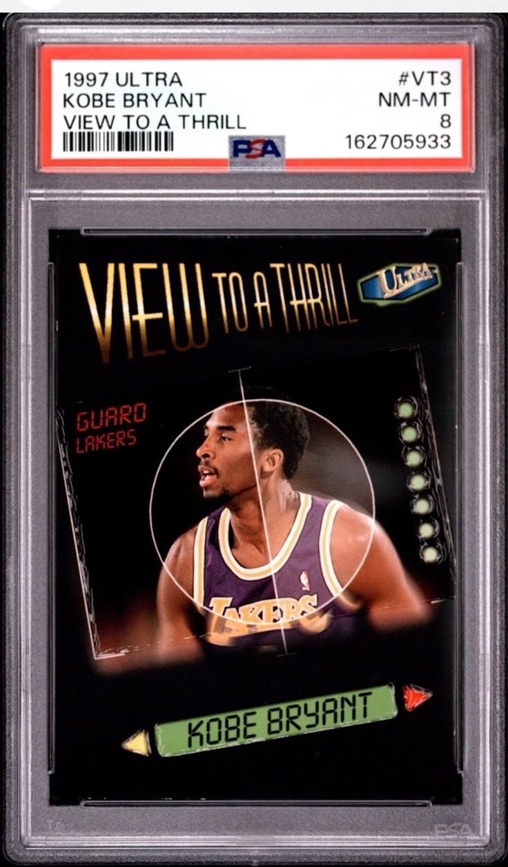 Kobe Bryant #3 Basketball Cards 1997 Ultra View To A Thrill trading card — raw and PSA graded price guide