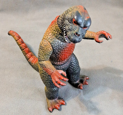 Classic GODZILLA 14'' 1997 DorMei Action Figure Poseable Arms/Legs/neck/tail READ