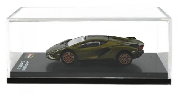 Lamborghini Sian FKP 37 1:64 Metal. Matt Green Bburago-image
