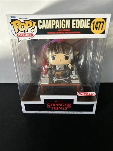 Funko POP! Stranger Things Campaign Eddie Munson #1477 Target Exclusive ~ NEW!
