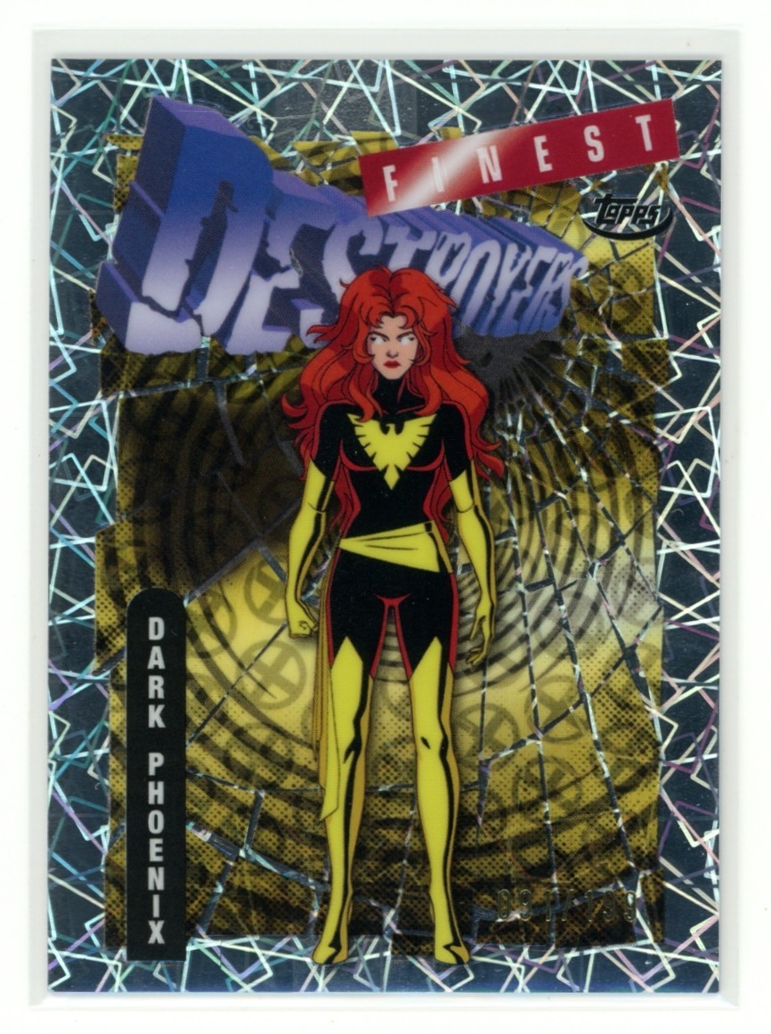 DARK PHOENIX 2025 Topps Finest X-Men '97 Marvel Rare Laser Refractor #87 91/199