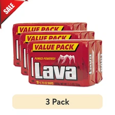 (3 pack) Lava Heavy-Duty Hand Cleaner Bar Soap, 5.75 oz (Twin Pack)