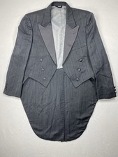 Christian Dior Monsieur Tailcoat Tuxedo Jacket Mens 42R 6 Button USA Union