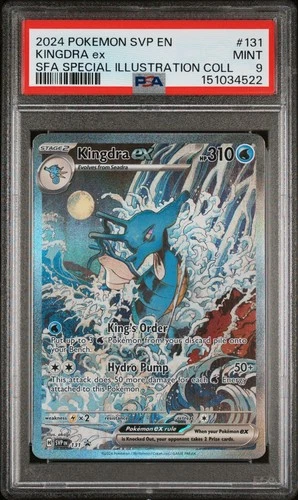 2024 POKEMON SVP EN-SV BLACK STAR PROMO #131 KINGDRA EX PSA 9