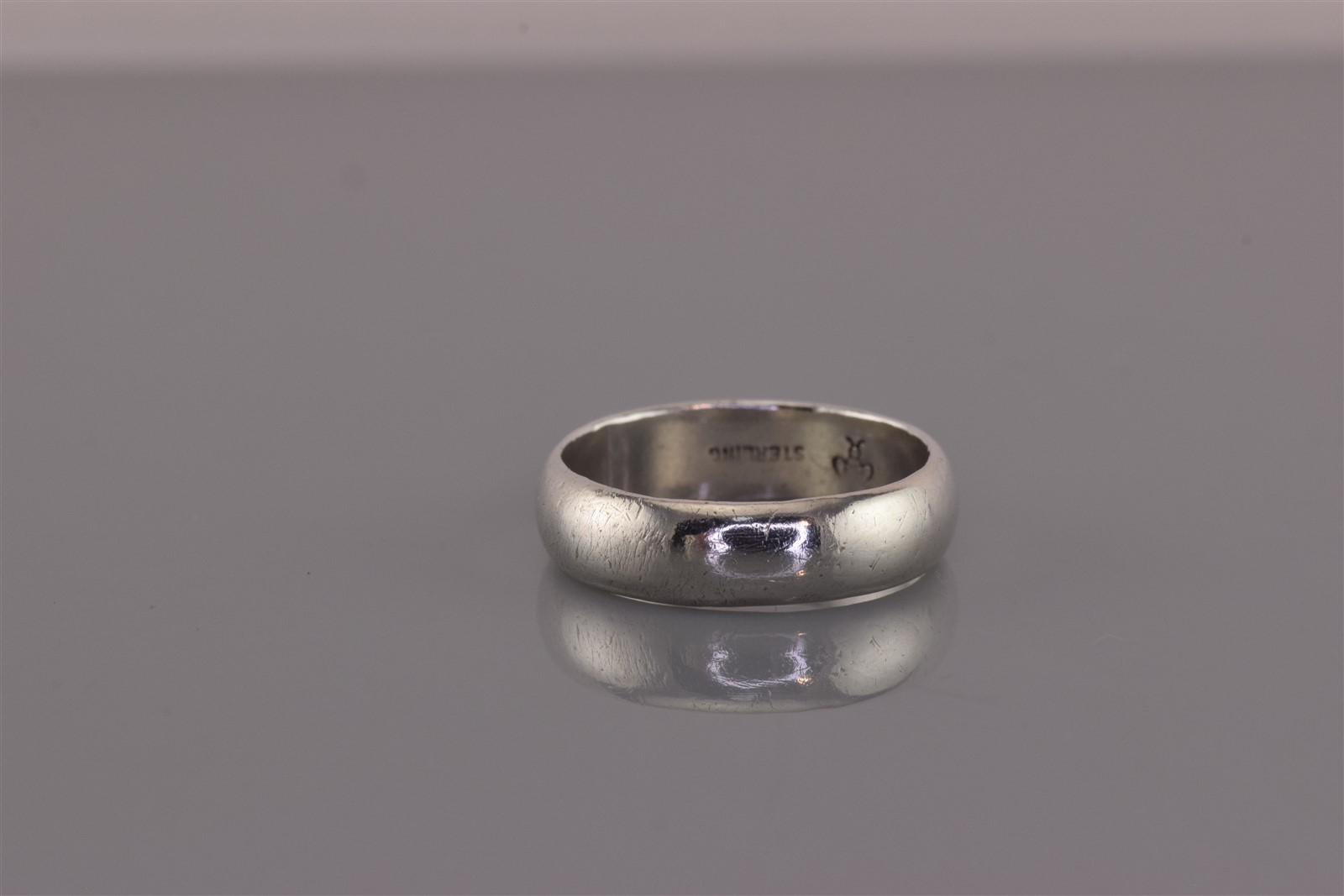 Sterling Silver 5mm Solid Rounded Band Ring Bumbl… - image 2