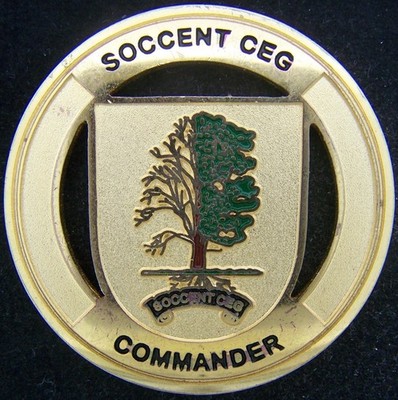 Special Operations Central SOCCENT CEG Commander Challenge Coin