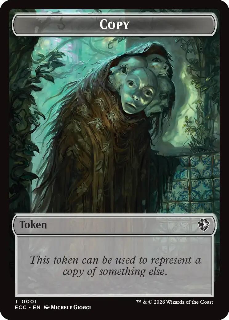Copy // Shapeshifter Double-Sided Token-1 // 1-NM-Commander: Lorwyn Eclipsed-...
