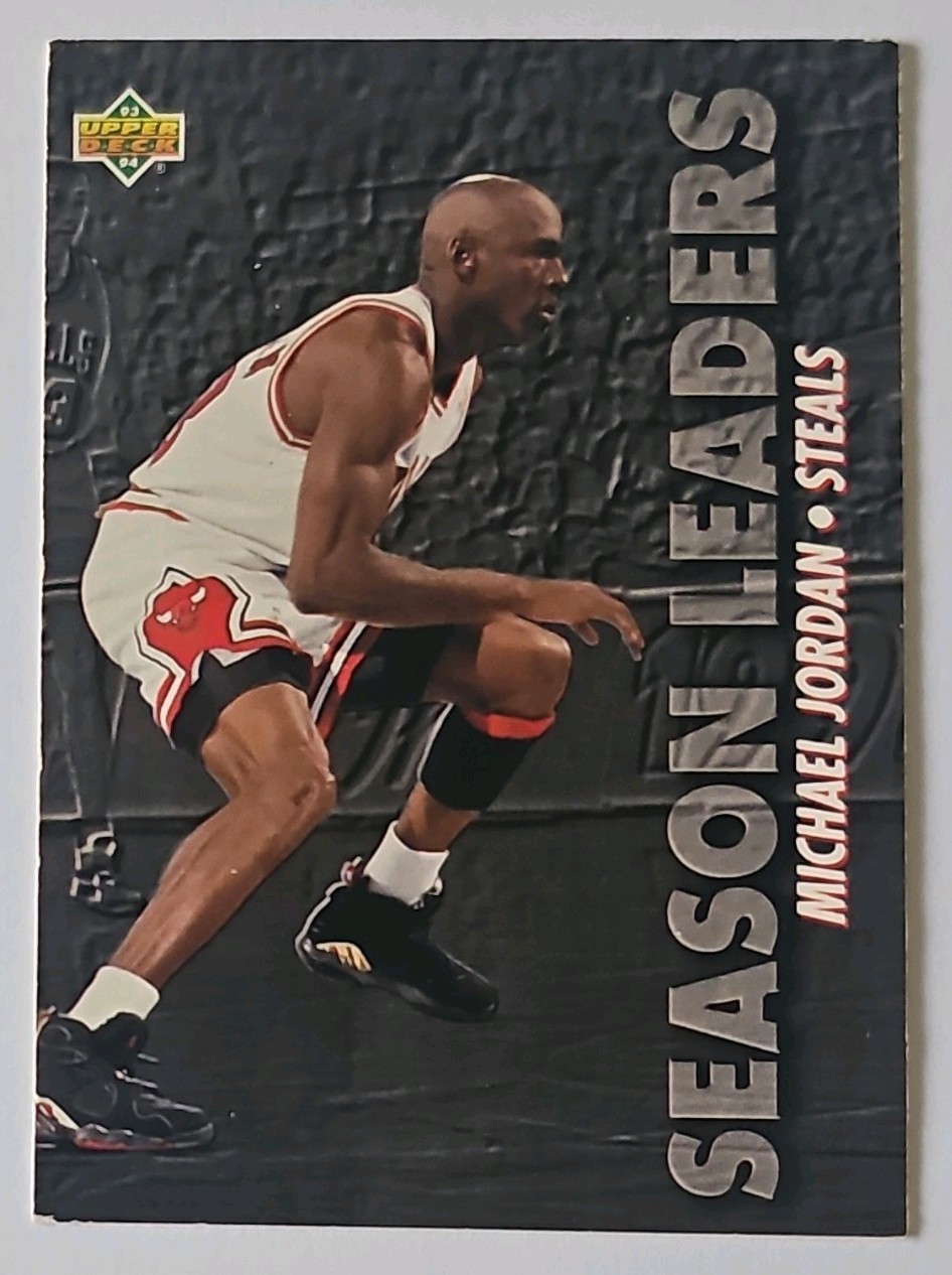 Upper Deck 1993-94 Season Leaders Michael Jordan #171 Chicago Bulls NBA Card