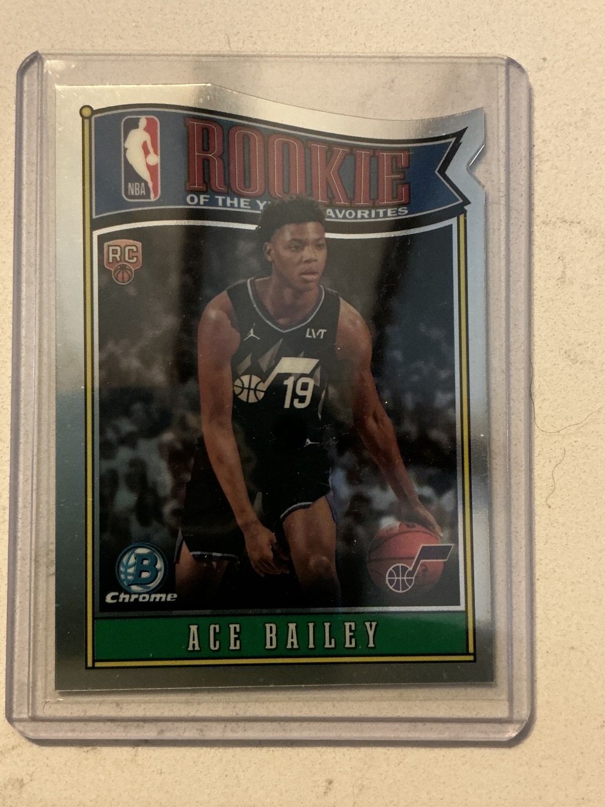 2025-26 Bowman #RY-5 Ace Bailey Rookie of the Year Favorites Refractor