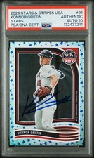 2024 Panini USA Stars & Stripes Signed Konnor Griffin Pirates Card PSA 10 Auto